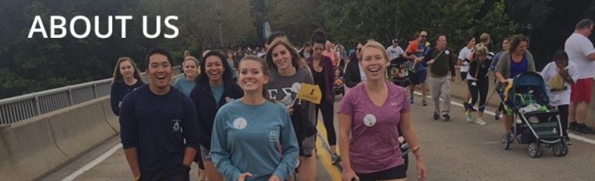 Collegiate ESA members from University of Pittsburgh participate in the St. Jude Walk/Run to End Childhood Cancer. 