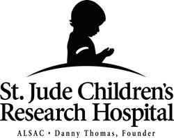 St. Jude Children's Research Hospital logo with Child Silohette